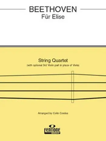 Für Elise for string quartet score and parts