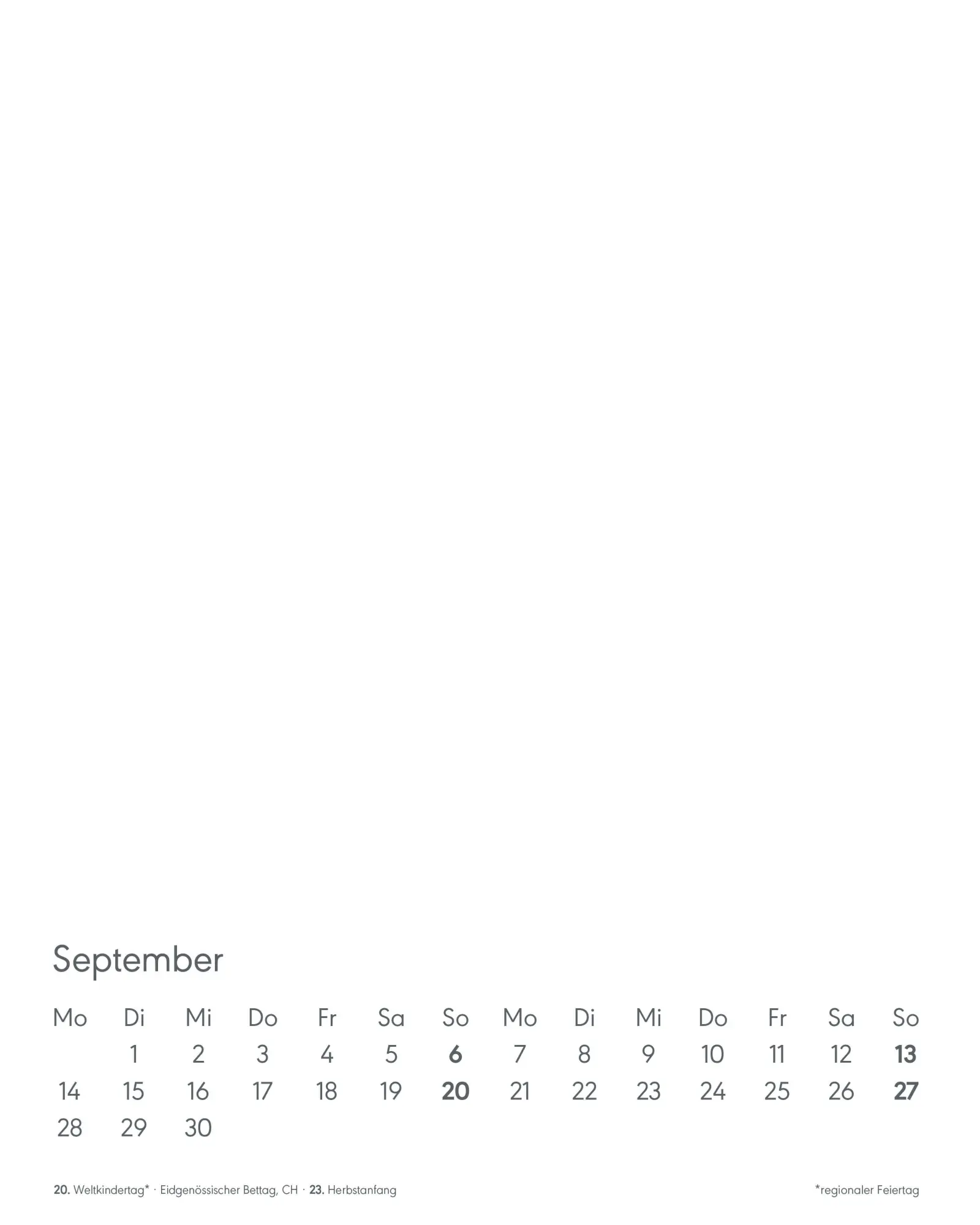 Bild: 4069095007390 | Kreativ-Kalender Tischaufsteller hoch weiß 2026 - 16 x 20 - Foto,...