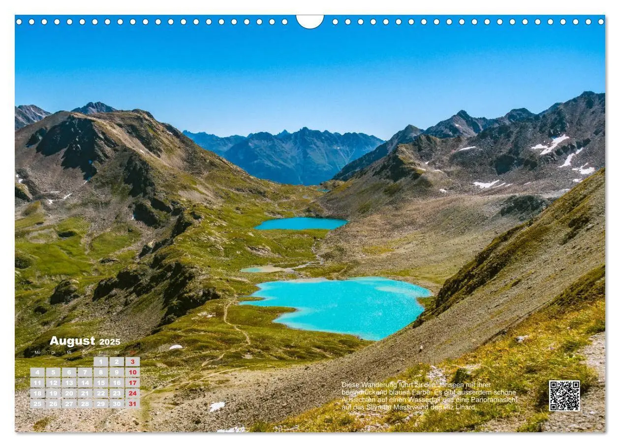 Bild: 9783435117390 | Wandern in den Alpen (Wandkalender 2025 DIN A3 quer), CALVENDO...