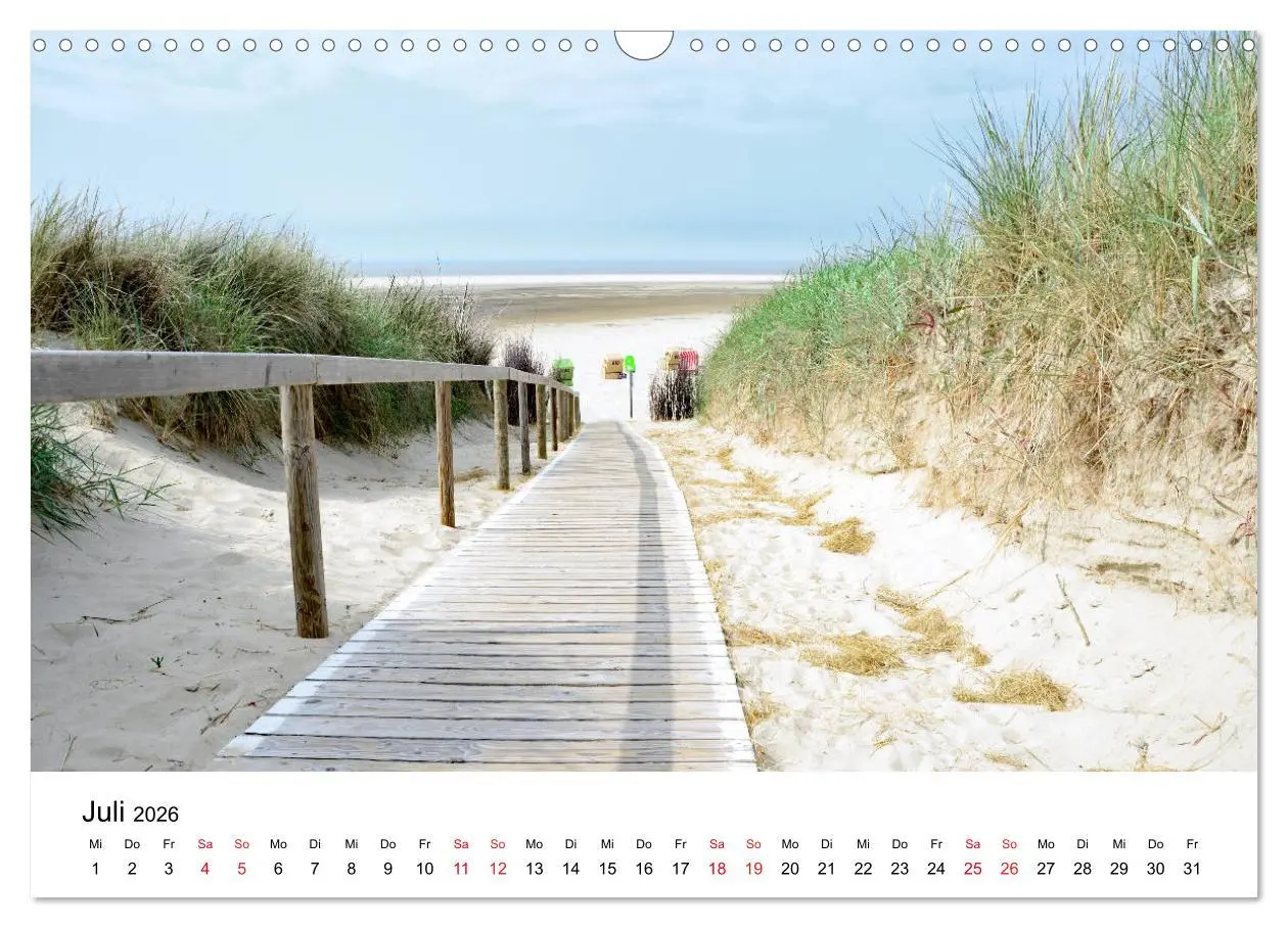 Bild: 9783457827390 | Langeoog - Sommer, Sonne, Strand (Wandkalender 2026 DIN A3 quer),...
