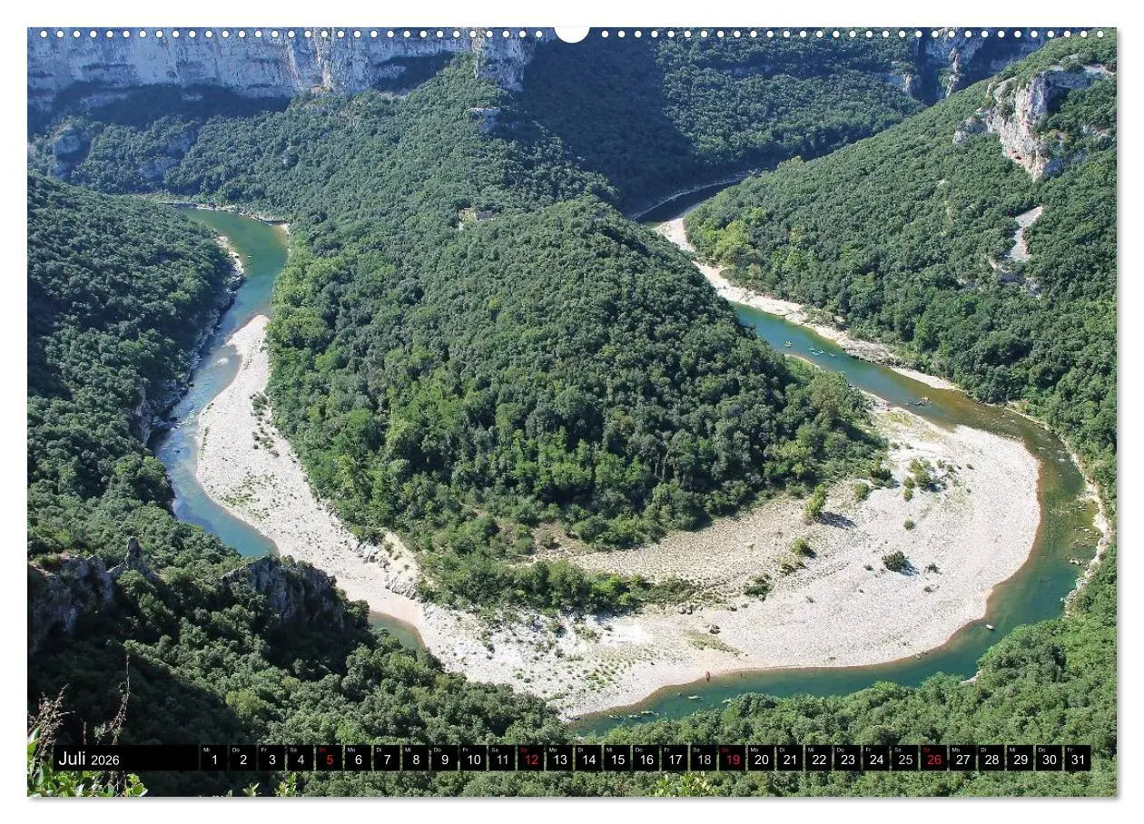 Bild: 9783457997390 | Ardèche, Grand Canyon Europas (hochwertiger Premium Wandkalender...