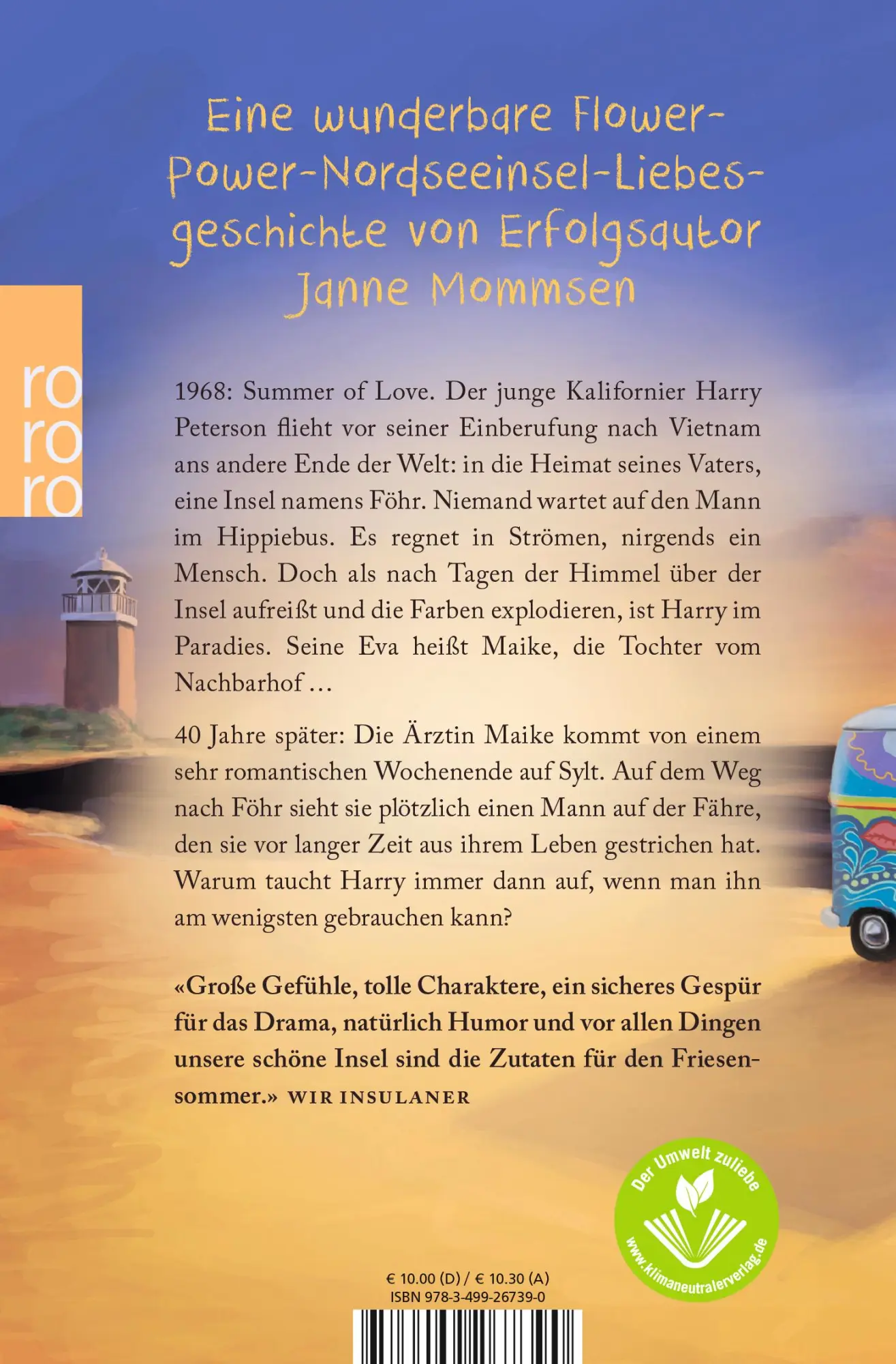 Rückseite: 9783499267390 | Friesensommer | Janne Mommsen | Taschenbuch | 318 S. | Deutsch | 2015