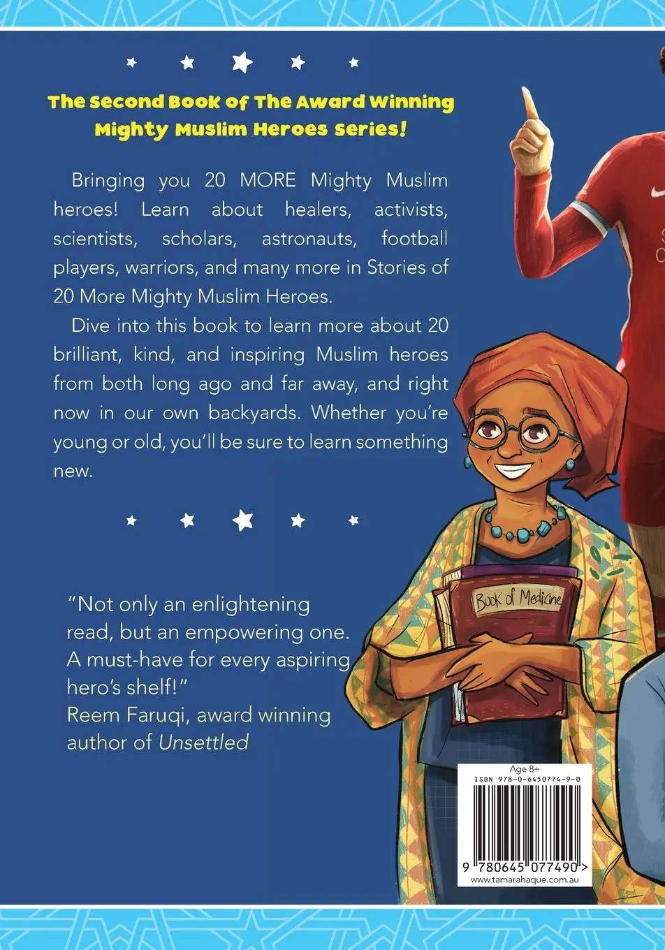 Rückseite: 9780645077490 | Stories of 20 More Mighty Muslim Heroes | Tamara Haque | Taschenbuch