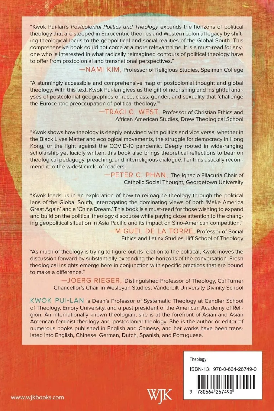 Rückseite: 9780664267490 | Postcolonial Politics and Theology | Kwok Pui-Lan | Taschenbuch | 2021