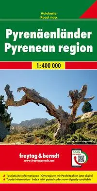 Cover: 9783707907490 | Pyrenäenländer 1 : 400 000. Autokarte | Freytag-Berndt und Artaria KG