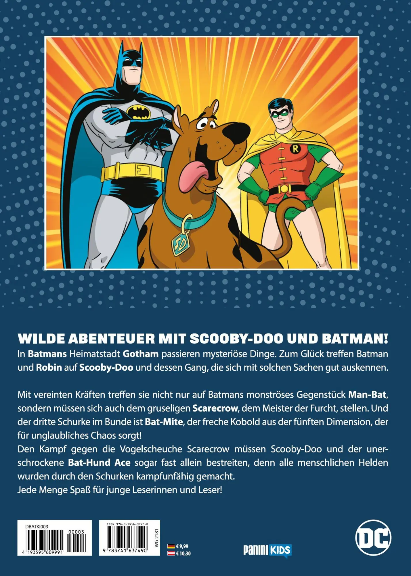 Rückseite: 9783741637490 | Batman Action: Batman - Abenteuer mit Scooby-Doo | Fisch (u. a.)