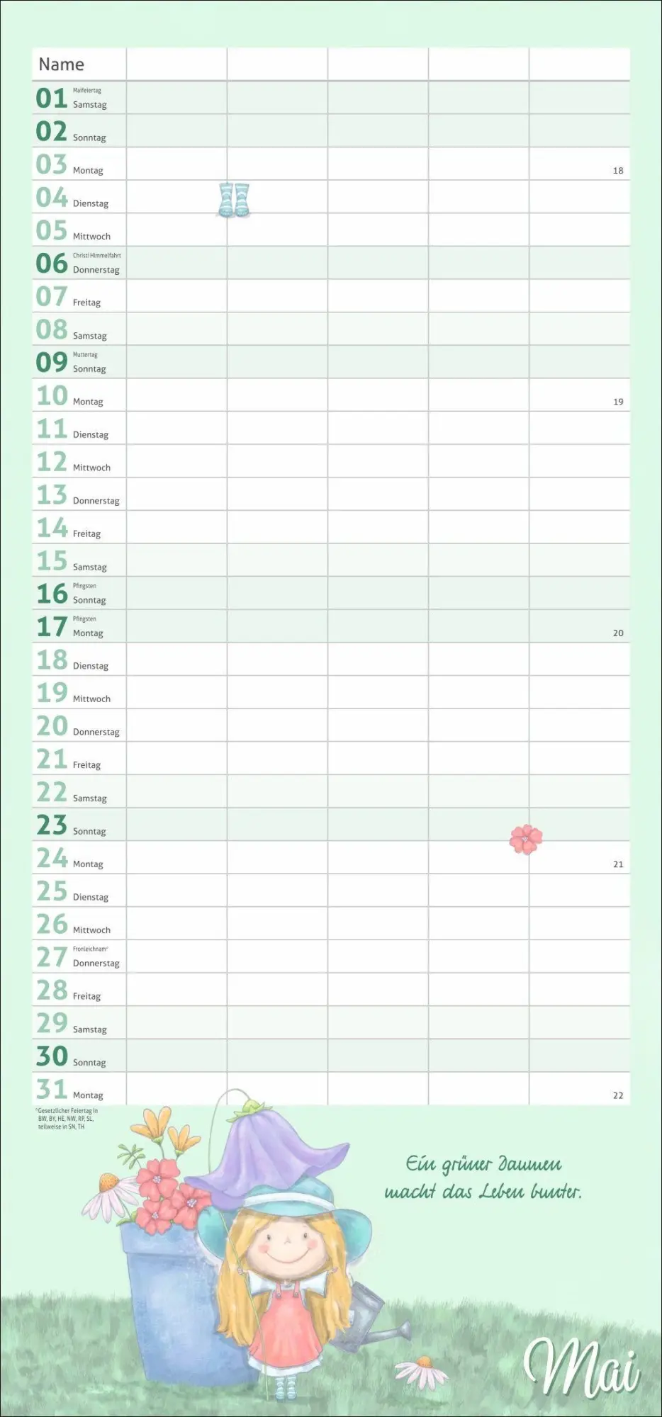 Bild: 9783756417490 | times&amp;more Zauberwesen Familienplaner 2027 | Dagmar Moritz | Kalender