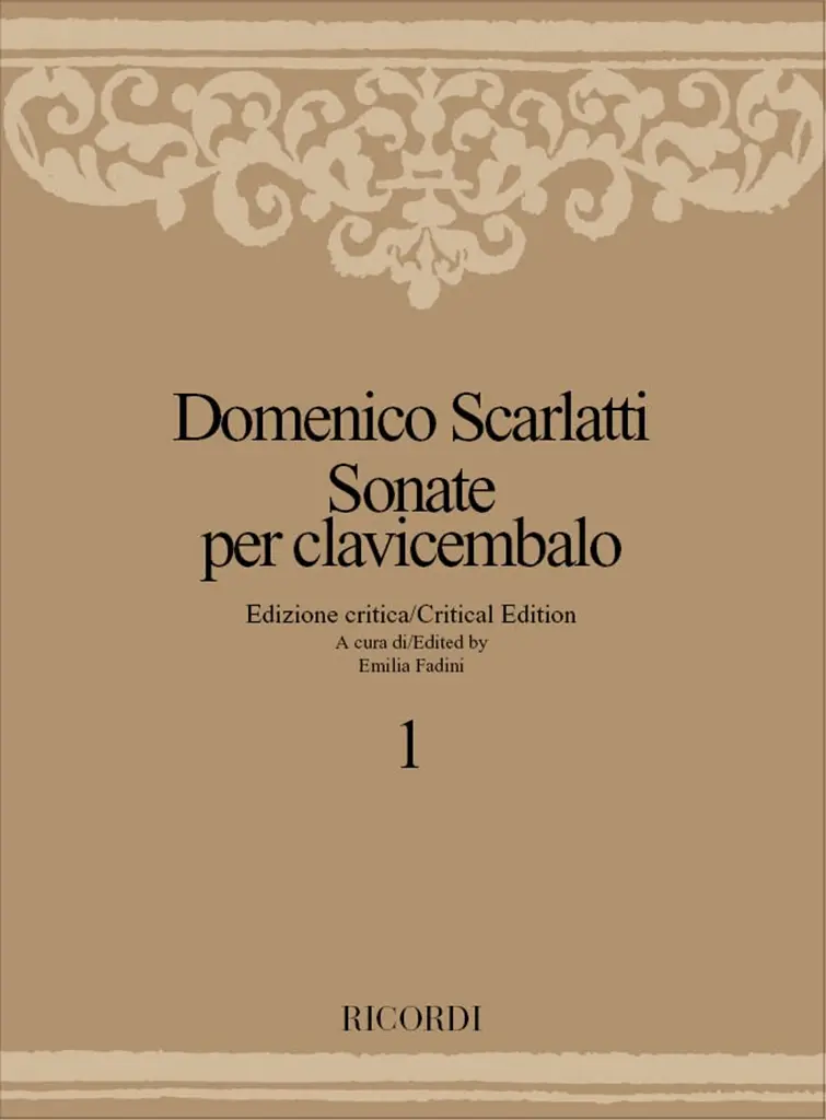 Cover: 9790041827490 | Sonate Per Clavicembalo - Volume 1 | Ed. Critica E. Fadini, softcover