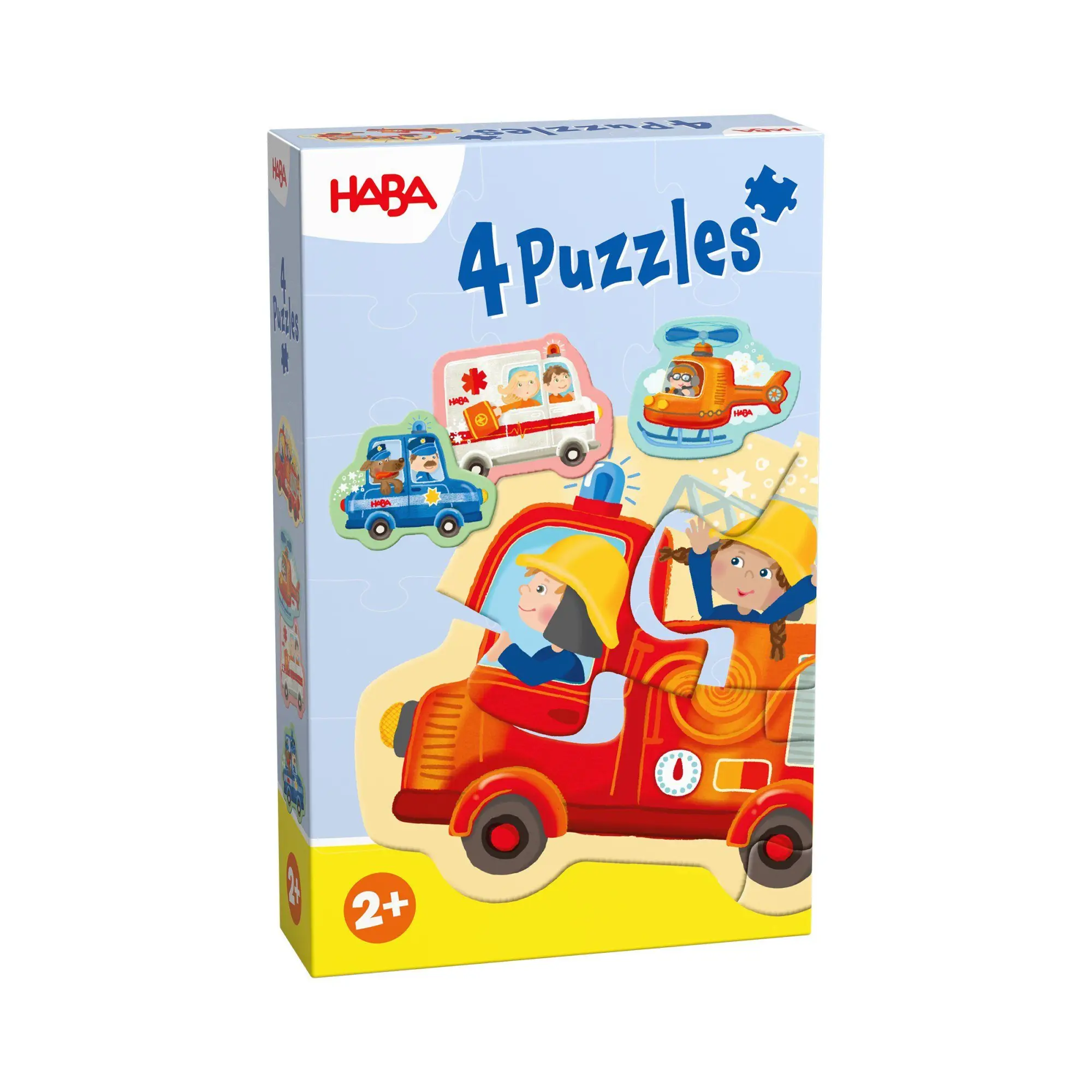 Cover: 4010168297590 | 4 Erste Puzzles - Einsatzfahrzeuge 2/3/3/4 Teile | Patrick Tonn | 2026