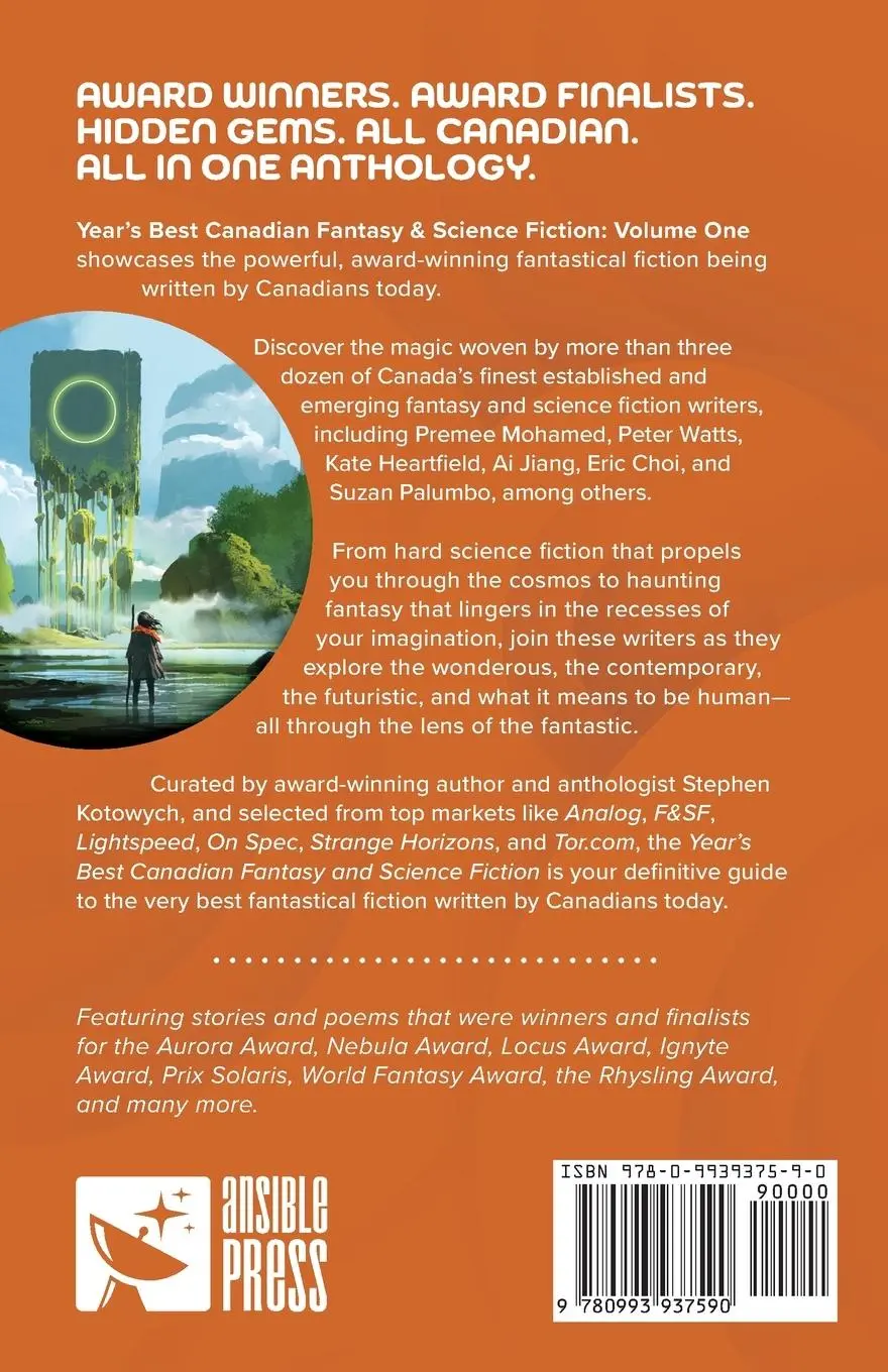 Rückseite: 9780993937590 | Year's Best Canadian Fantasy and Science Fiction | Volume One | Buch