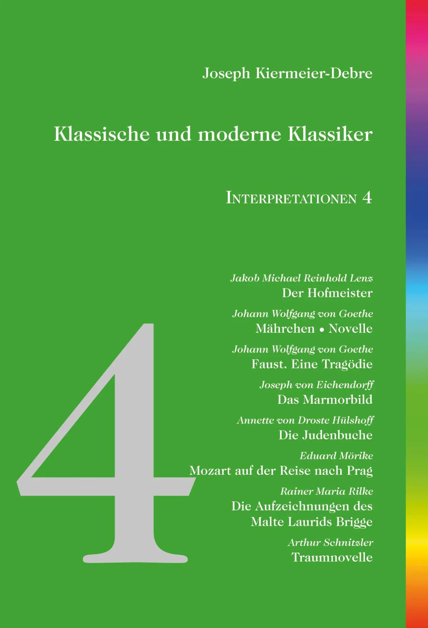 Cover: 9783038587590 | Klassische und moderne Klassiker | Joseph Kiermeier-Debre | Buch
