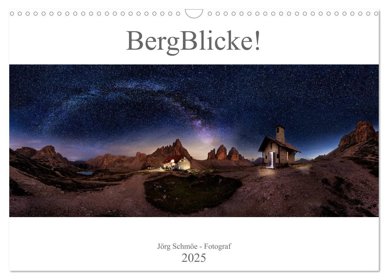 Cover: 9783435337590 | BergBlicke! (Wandkalender 2025 DIN A3 quer), CALVENDO Monatskalender