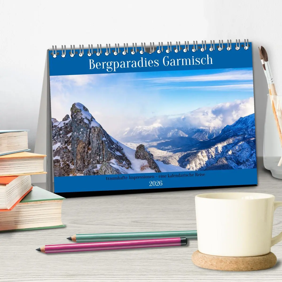 Bild: 9783457427590 | Bergparadies Garmisch - traumhafte Impressionen (Tischkalender 2026...