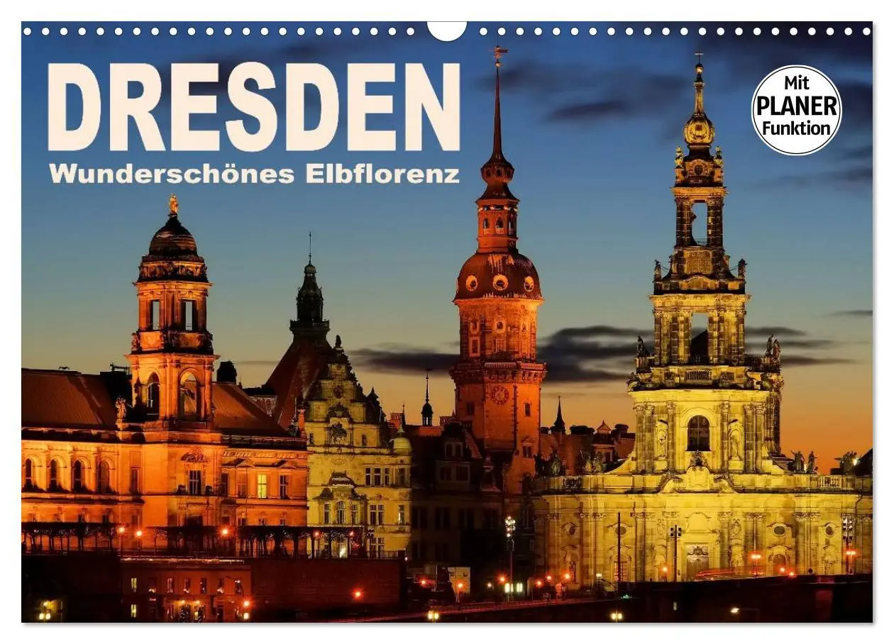 Cover: 9783457977590 | Dresden - Wunderschönes Elbflorenz (Wandkalender 2026 DIN A3 quer),...