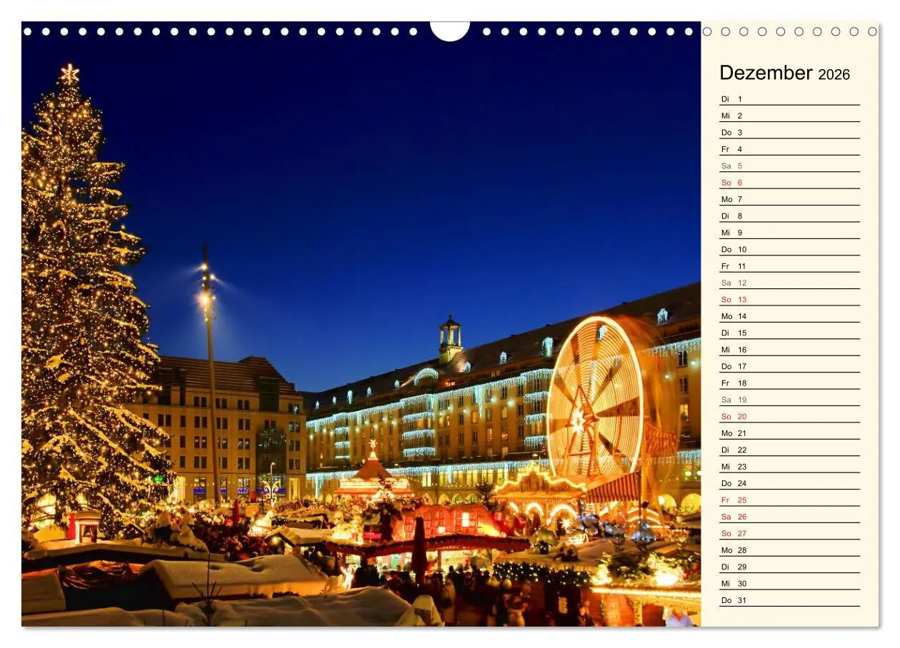 Bild: 9783457977590 | Dresden - Wunderschönes Elbflorenz (Wandkalender 2026 DIN A3 quer),...