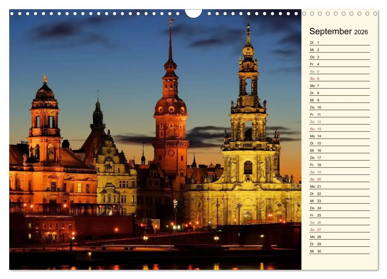Bild: 9783457977590 | Dresden - Wunderschönes Elbflorenz (Wandkalender 2026 DIN A3 quer),...