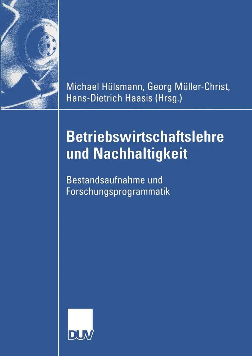 Cover: 9783824407590 | Betriebswirtschaftslehre und Nachhaltigkeit | Michael Hülsmann (u. a.)