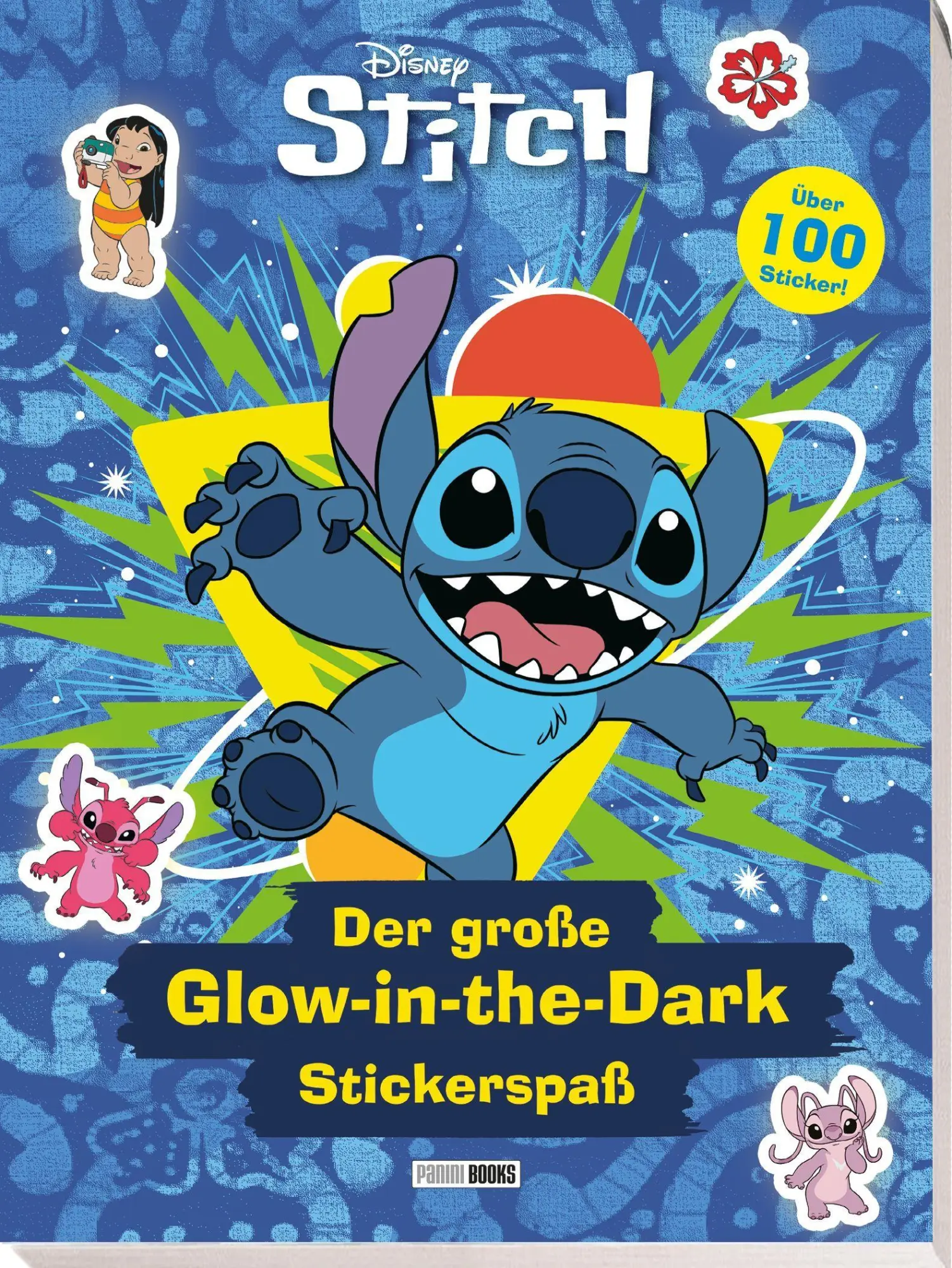 Cover: 9783833247590 | Disney Stitch: Der große Glow-in-the-Dark Stickerspaß | Disney (u. a.)