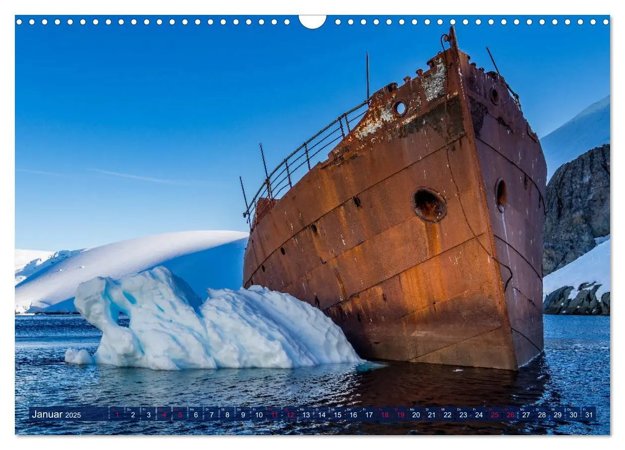 Bild: 9783435257690 | Antarktis Gletscher, Robben, Pinguine (Wandkalender 2025 DIN A3...