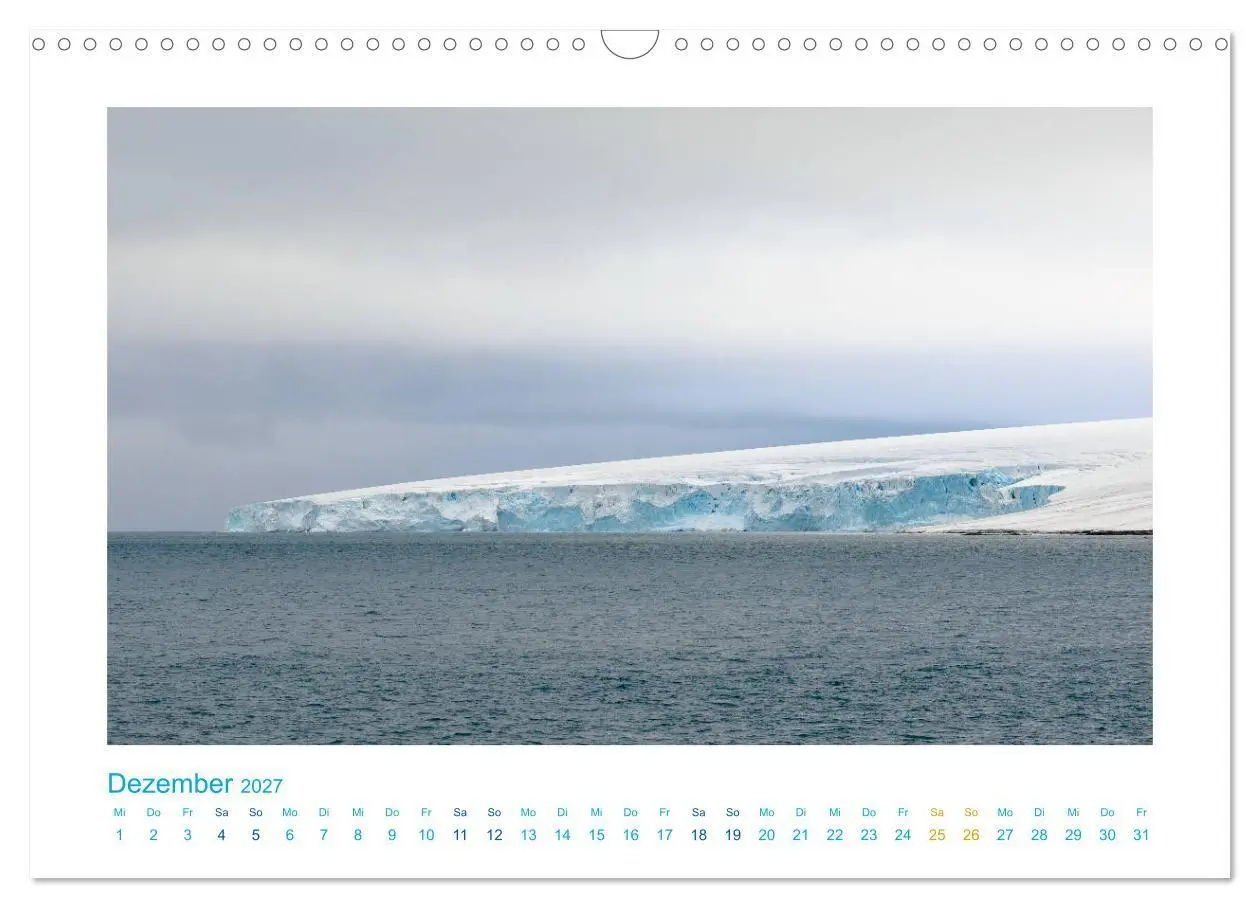 Bild: 9783569767690 | Spitzbergen - Landschaft - Eis - Tierwelt (Wandkalender 2027 DIN A3...