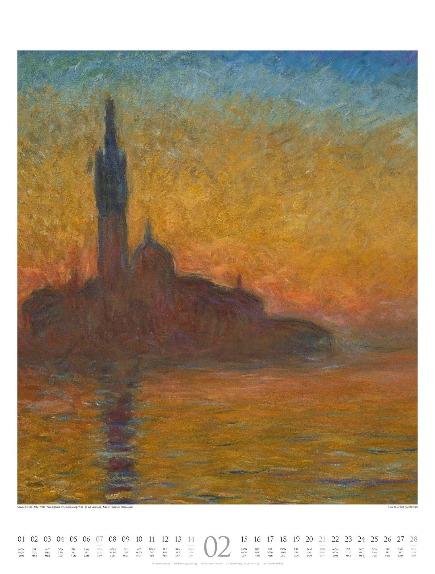Bild: 9783838427690 | Claude Monet Kalender 2027 Farbe und Licht | Claude Monet (u. a.)