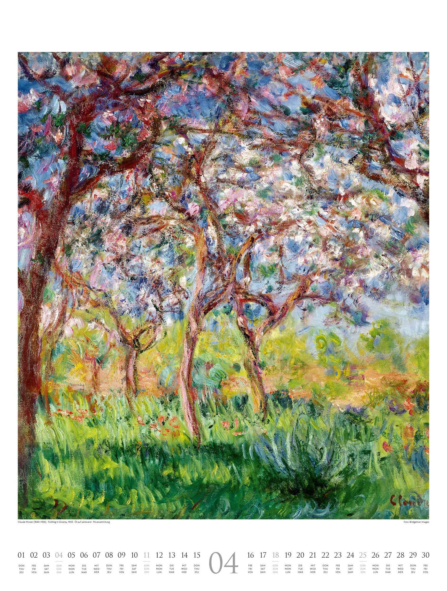 Bild: 9783838427690 | Claude Monet Kalender 2027 Farbe und Licht | Claude Monet (u. a.)