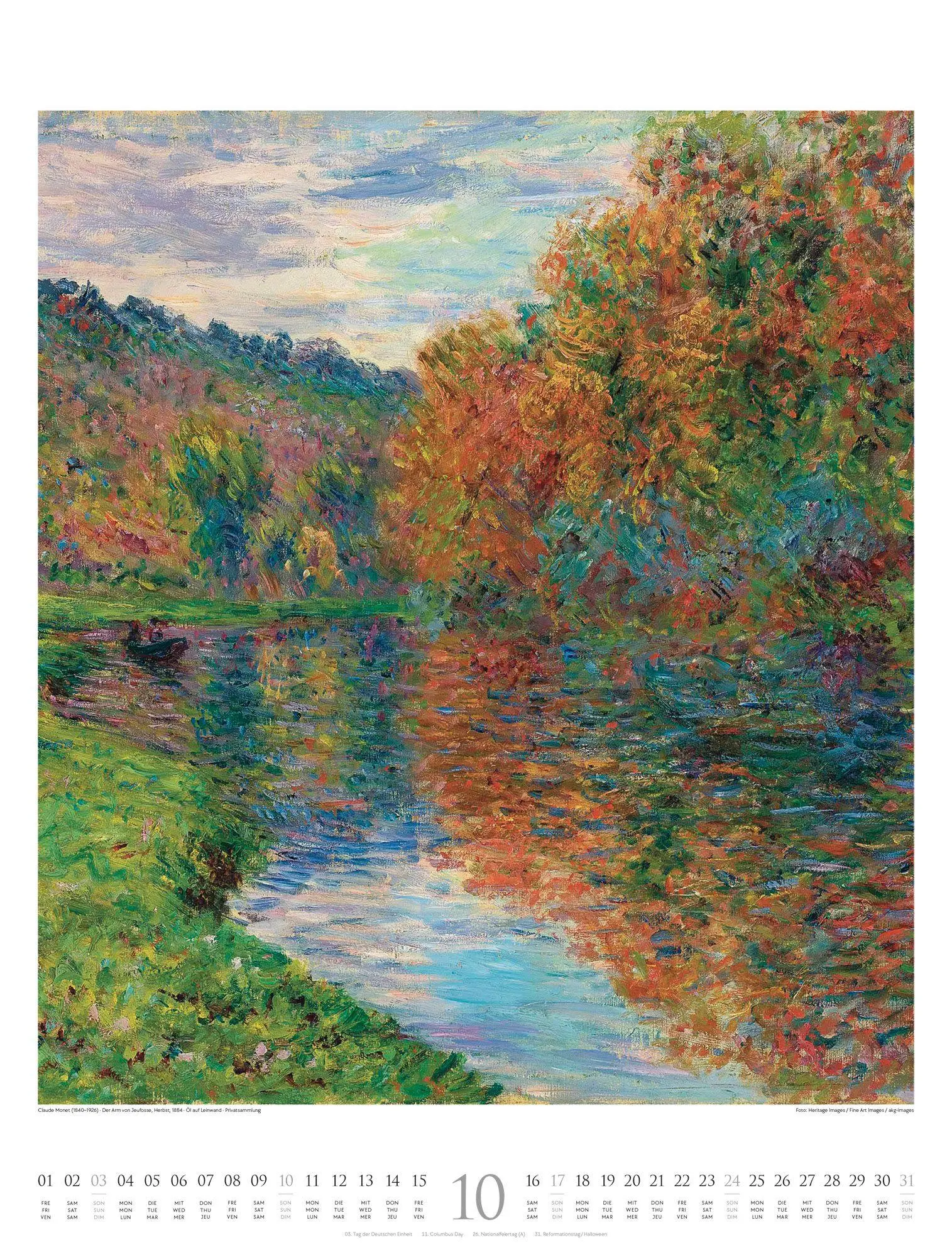 Bild: 9783838427690 | Claude Monet Kalender 2027 Farbe und Licht | Claude Monet (u. a.)