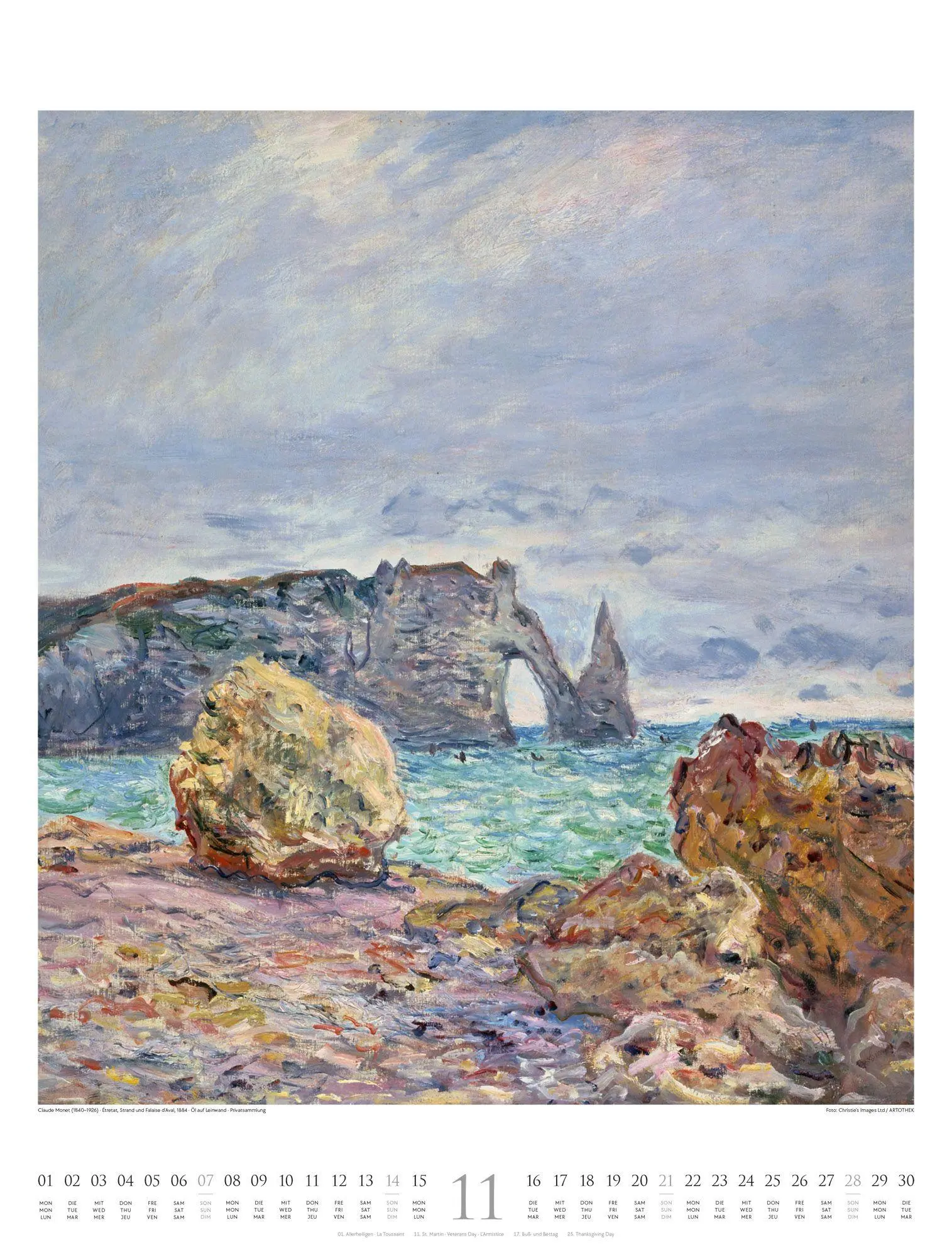 Bild: 9783838427690 | Claude Monet Kalender 2027 Farbe und Licht | Claude Monet (u. a.)