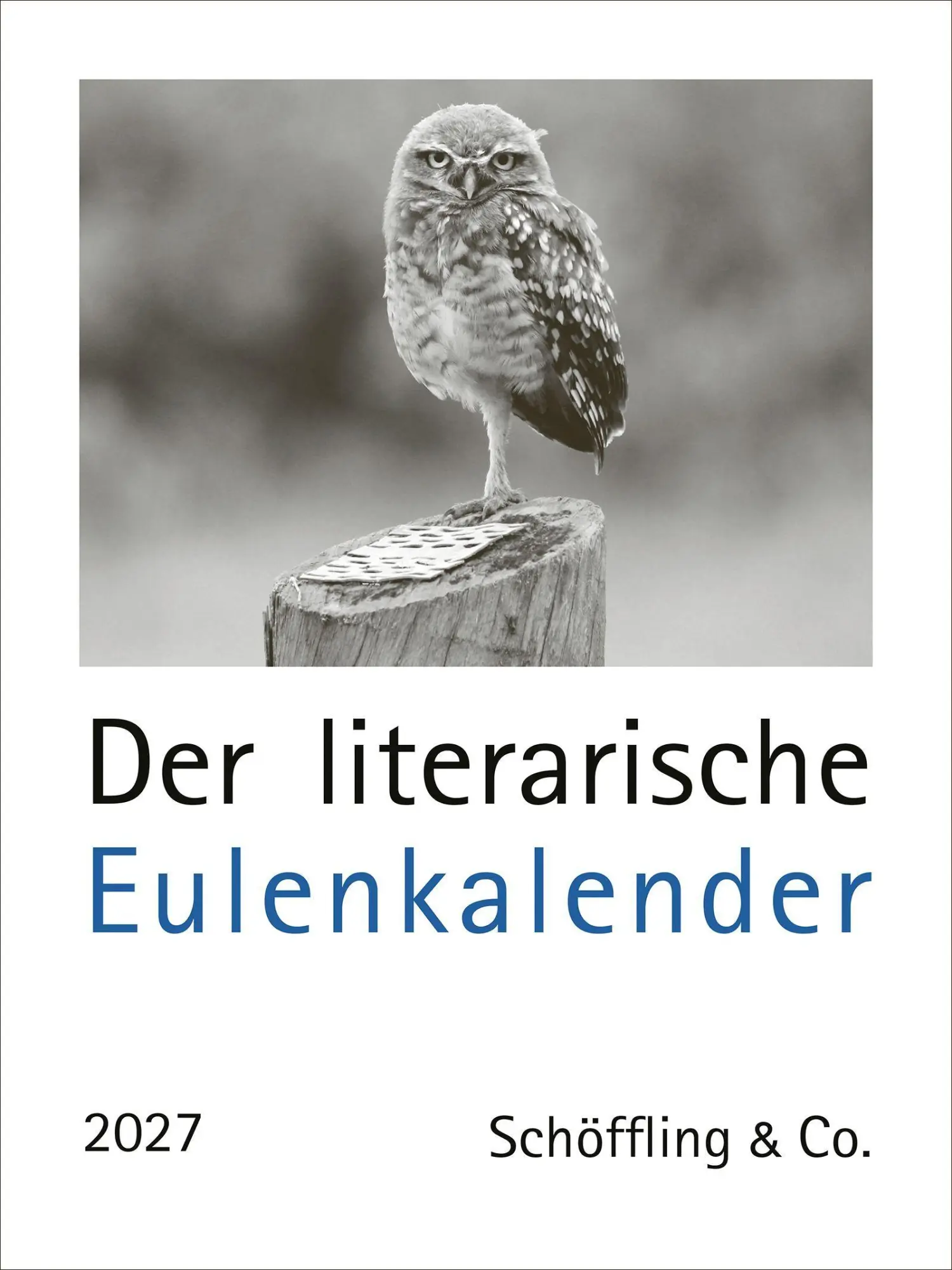 Cover: 9783895617690 | Der literarische Eulenkalender 2027 | Zweifarbiger Wochenkalender