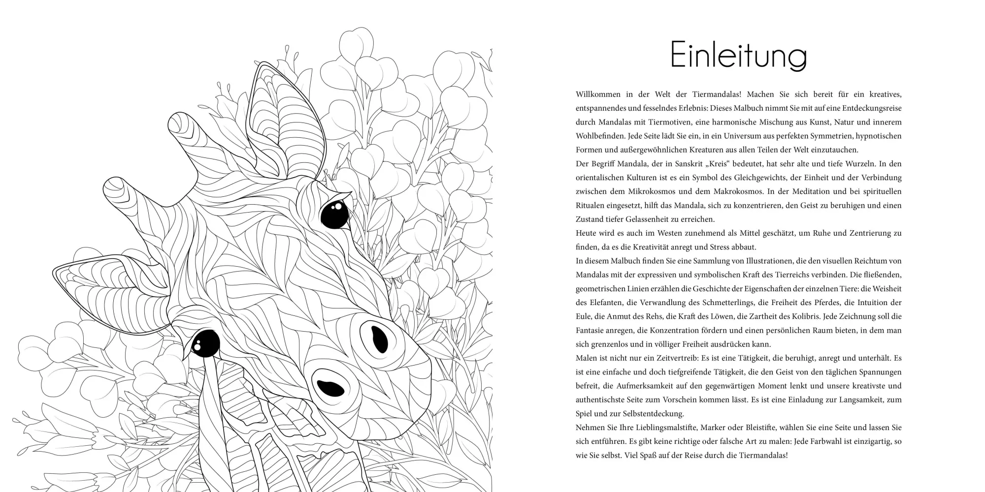 Bild: 9788863127690 | Tier-Mandalas | Ausmalbuch zur kreativen Stressbewaltigung | White