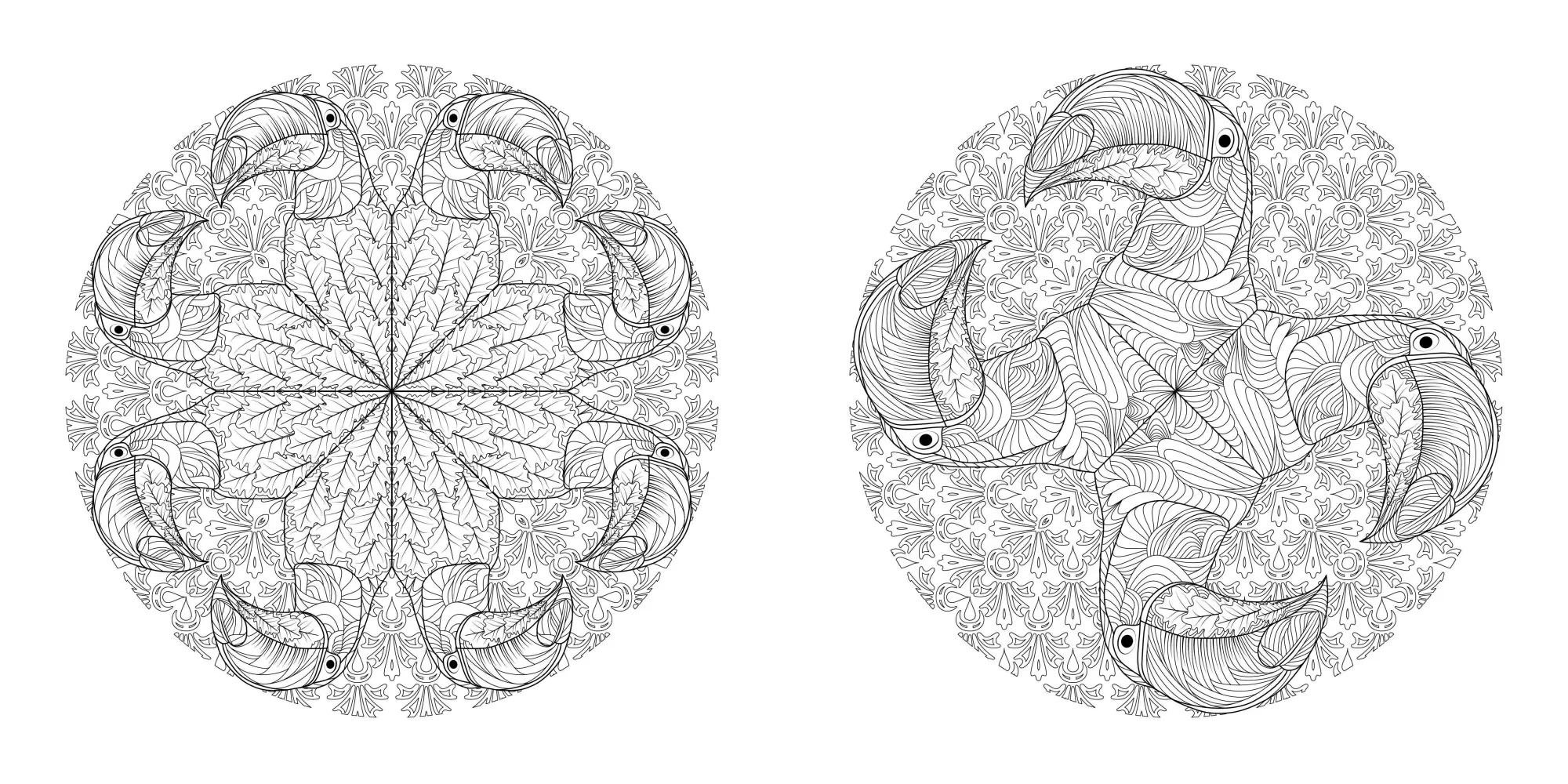Bild: 9788863127690 | Tier-Mandalas | Ausmalbuch zur kreativen Stressbewaltigung | White