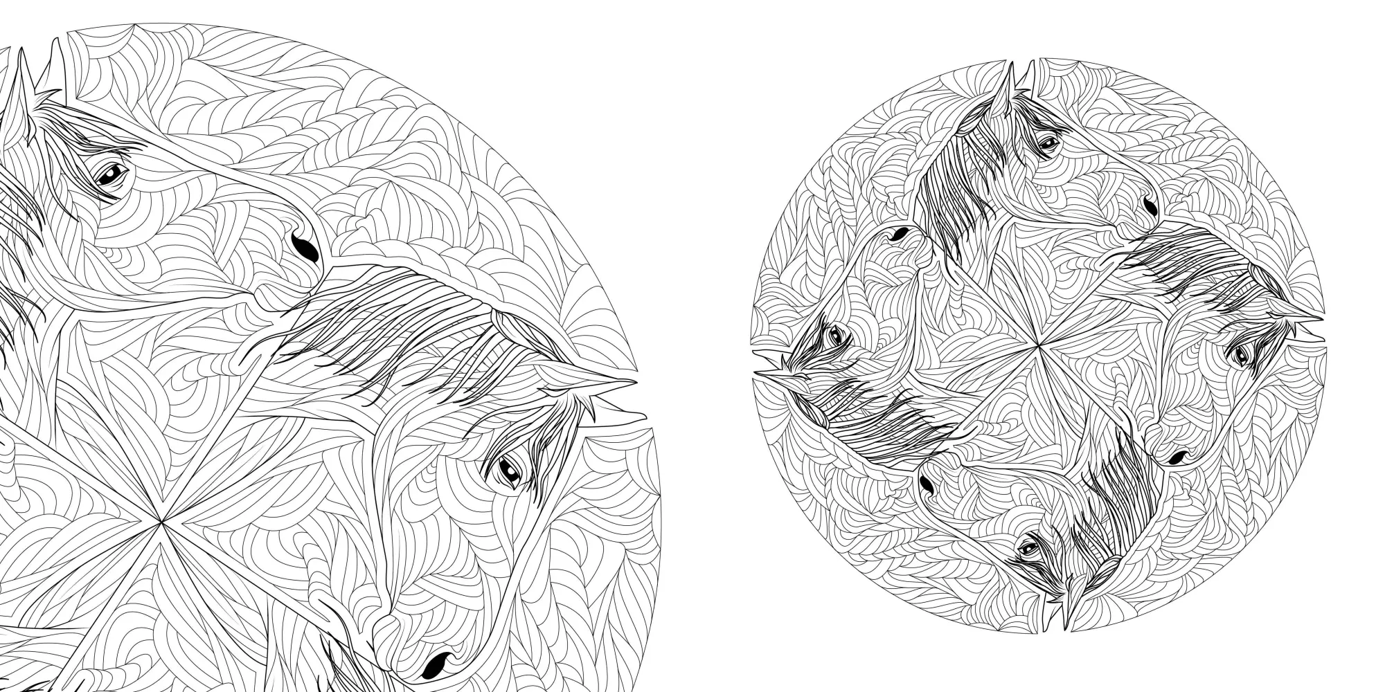 Bild: 9788863127690 | Tier-Mandalas | Ausmalbuch zur kreativen Stressbewaltigung | White
