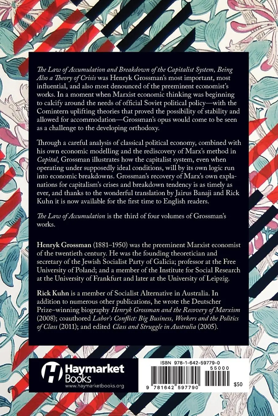 Rückseite: 9781642597790 | Henryk Grossman Works, Volume 3 | Henryk Grossman | Taschenbuch | 2022