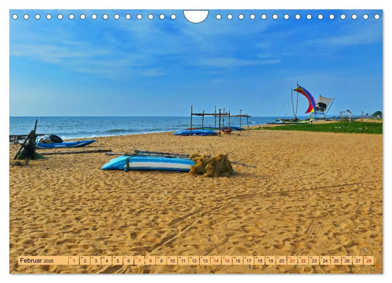Bild: 9783457647790 | Sri Lanka, Palmen, Strand und Meer (Wandkalender 2026 DIN A4 quer),...