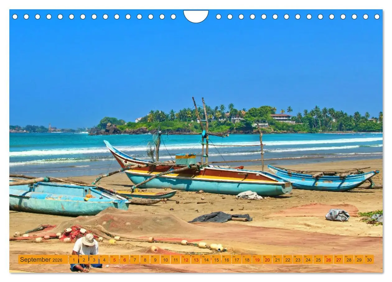 Bild: 9783457647790 | Sri Lanka, Palmen, Strand und Meer (Wandkalender 2026 DIN A4 quer),...