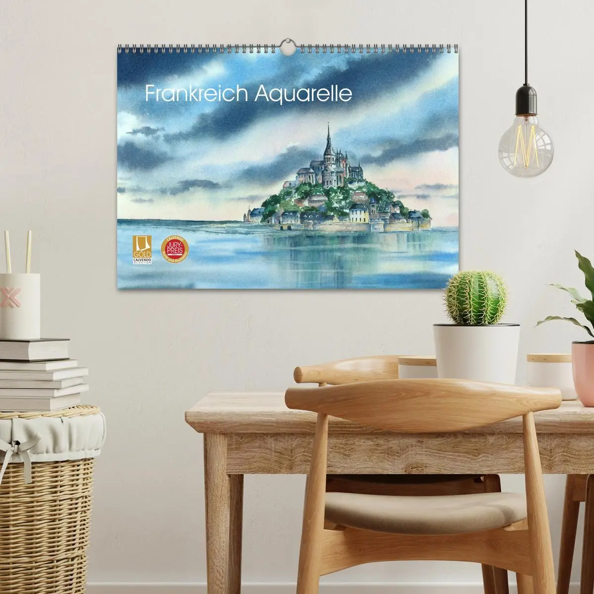 Bild: 9783457887790 | Frankreich Aquarelle (Wandkalender 2026 DIN A3 quer), CALVENDO...