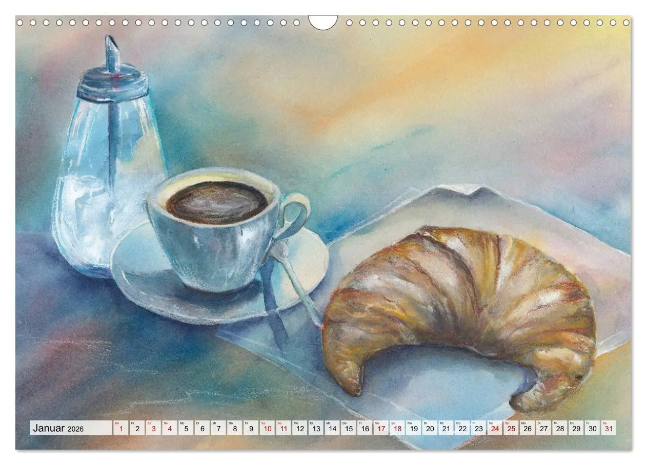 Bild: 9783457887790 | Frankreich Aquarelle (Wandkalender 2026 DIN A3 quer), CALVENDO...