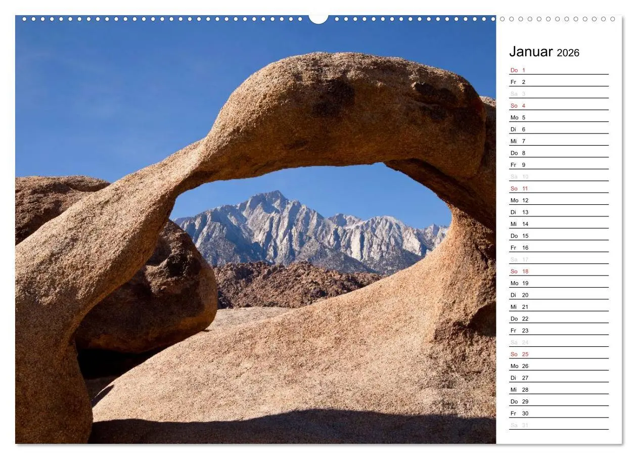 Bild: 9783457957790 | Kalifornien USA (Wandkalender 2026 DIN A2 quer), CALVENDO...