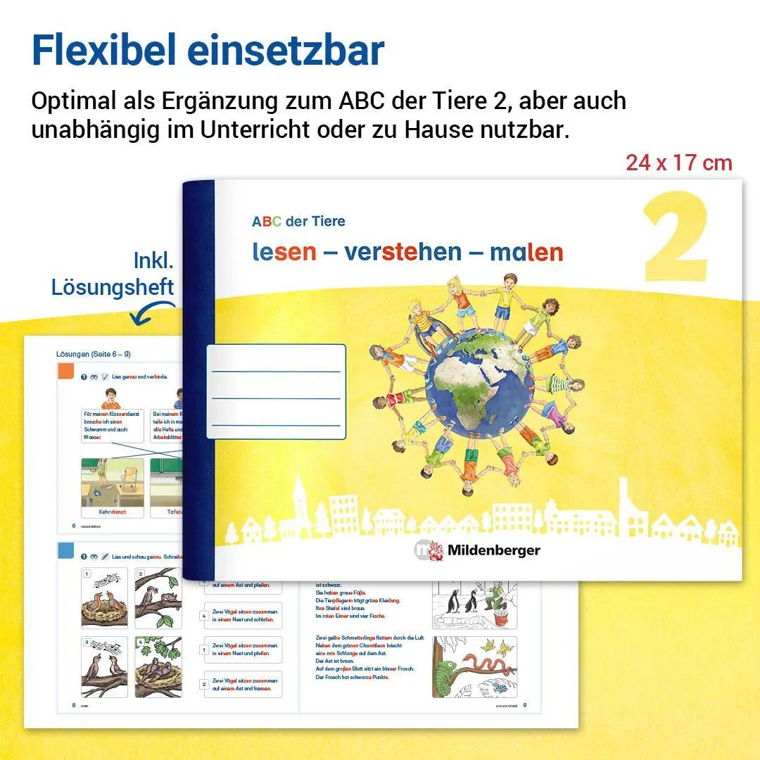 Bild: 9783619247790 | ABC der Tiere 2 Neubearbeitung · lesen - verstehen - malen | Broschüre