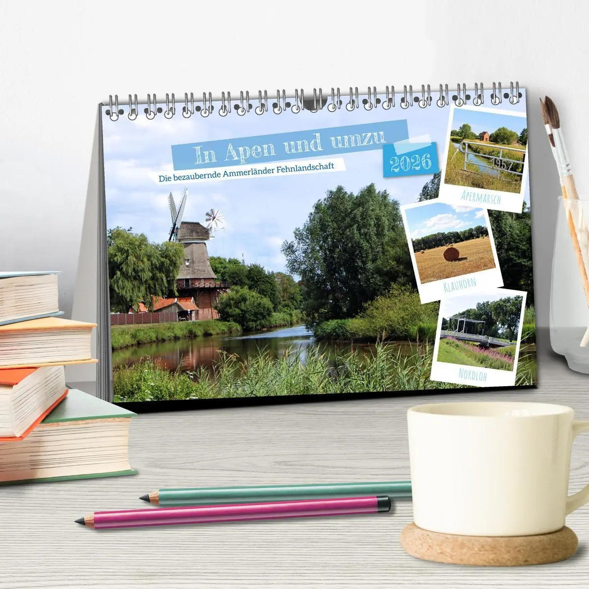 Bild: 9783457567890 | In Apen und umzu (Tischkalender 2026 DIN A5 quer), CALVENDO...