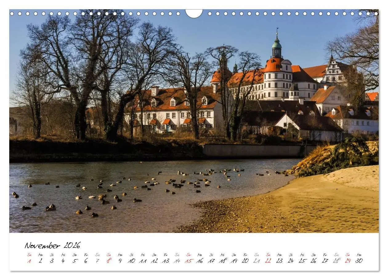 Bild: 9783516107890 | Romantisches Neuburg an der Donau (Wandkalender 2026 DIN A3 quer),...