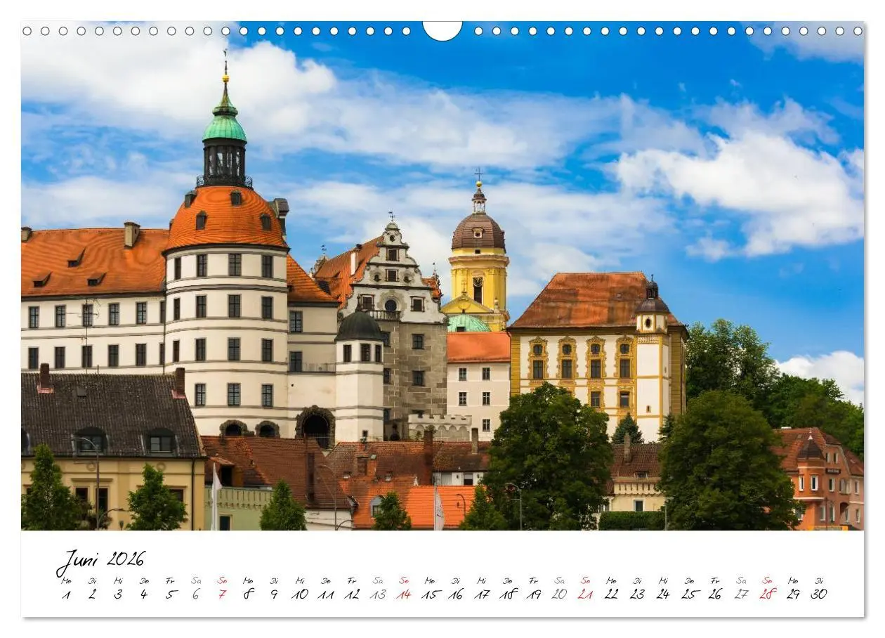 Bild: 9783516107890 | Romantisches Neuburg an der Donau (Wandkalender 2026 DIN A3 quer),...