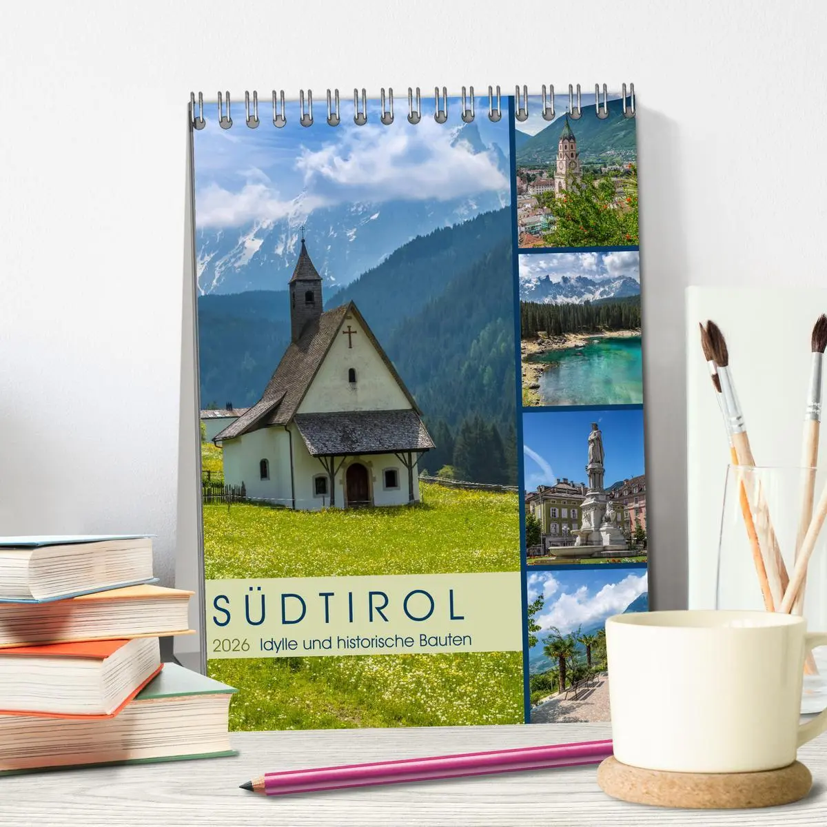 Bild: 9783516417890 | SÜDTIROL Idylle und historische Bauten (Tischkalender 2026 DIN A5...