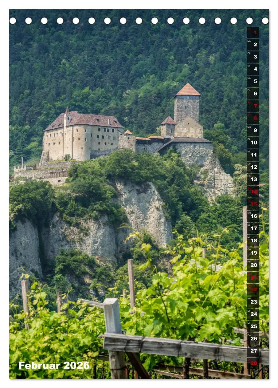 Bild: 9783516417890 | SÜDTIROL Idylle und historische Bauten (Tischkalender 2026 DIN A5...