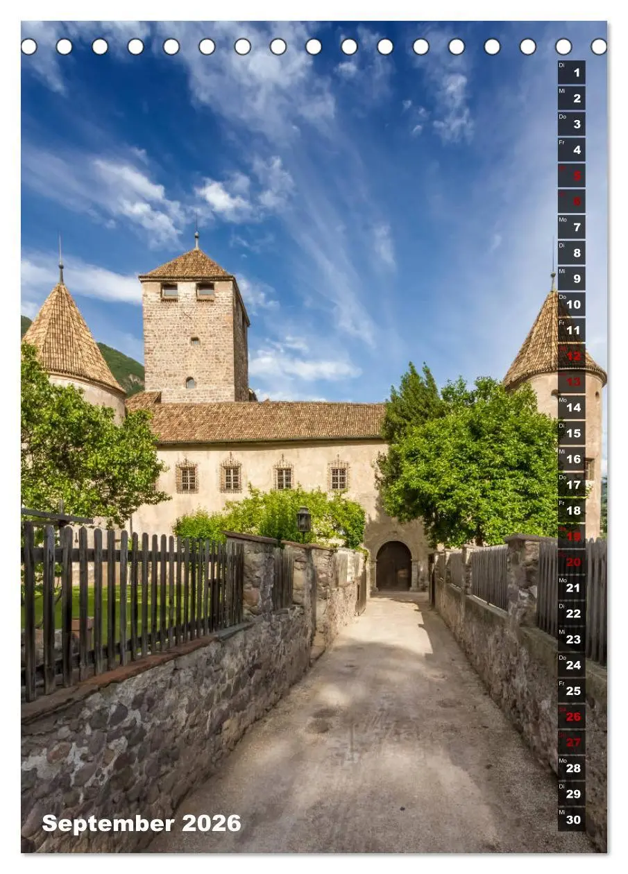 Bild: 9783516417890 | SÜDTIROL Idylle und historische Bauten (Tischkalender 2026 DIN A5...