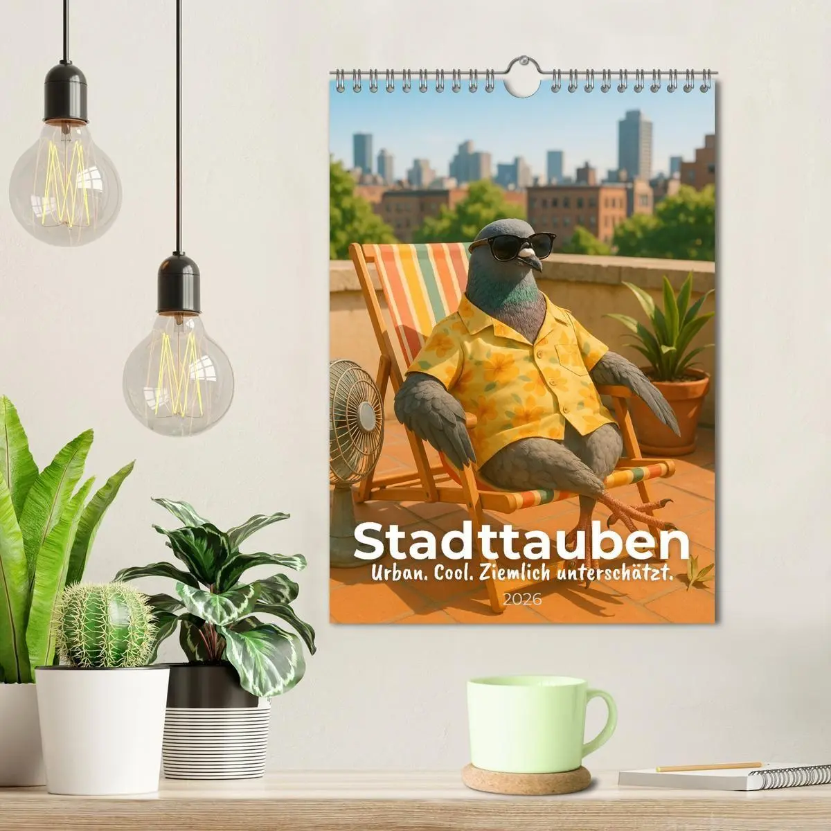 Bild: 9783516657890 | Stadttauben - Urban. Cool. Ziemlich unterschätzt. (Wandkalender...