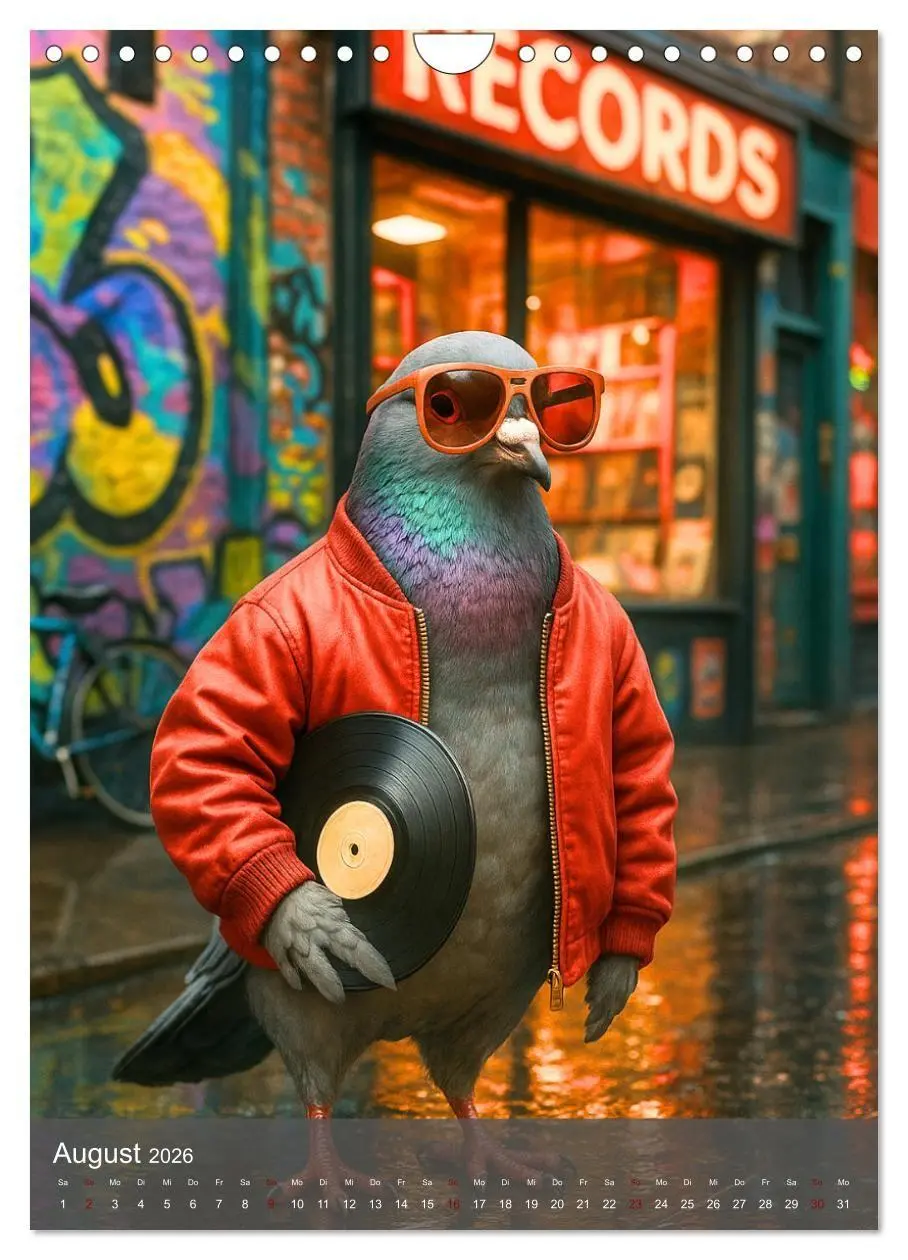 Bild: 9783516657890 | Stadttauben - Urban. Cool. Ziemlich unterschätzt. (Wandkalender...