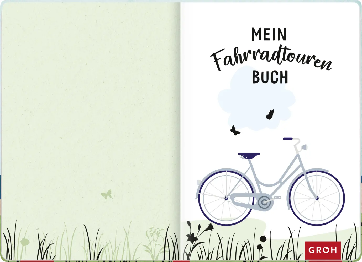 Bild: 4036442007990 | Mein Fahrradtouren-Buch (maritim) | Groh Verlag | Taschenbuch | 96 S.