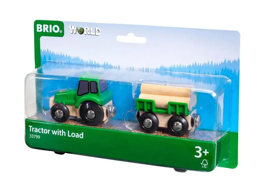 Cover: 7312350337990 | BRIO World - Traktor mit Holz-Anhänger | BRIO® | Spiel | Spiel | 2016