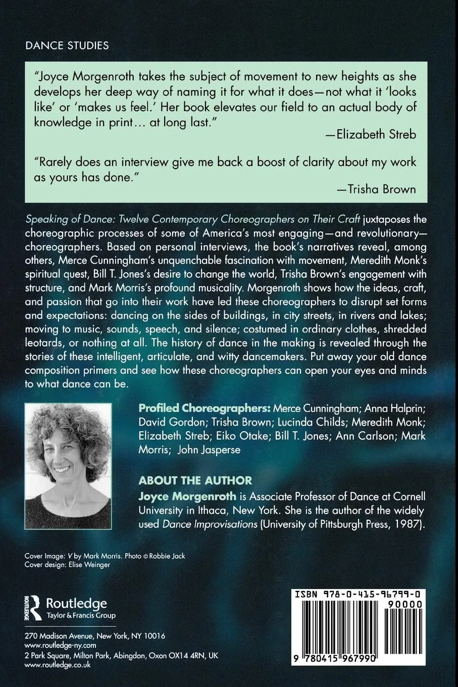 Rückseite: 9780415967990 | Speaking of Dance | Twelve Contemporary Choreographers on Their Craft